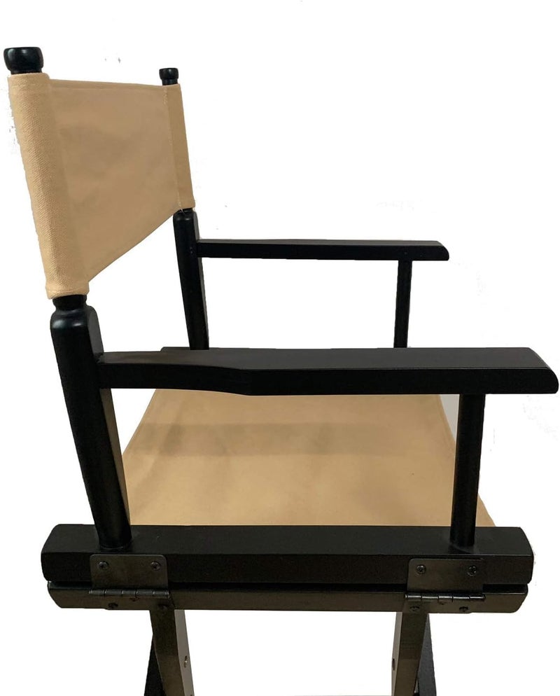 TBACW 1 Set (3pcs) 18''L X 15''W Directors Chair Canvas Replacement Director Chair Replacement Canvas with Round Fiberglass Stick for Directors Chairs Director Chair Covers Replacement Canva (Beige) - Image 5